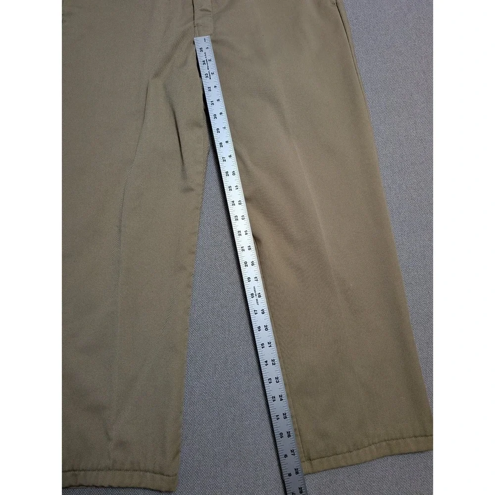 Vintage Made in USA L.L.Bean Pants Men's Khaki 36x29 Heavy Warm Fleece Lined